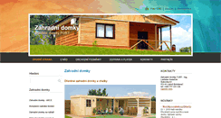 Desktop Screenshot of e-zahradni-domky.cz